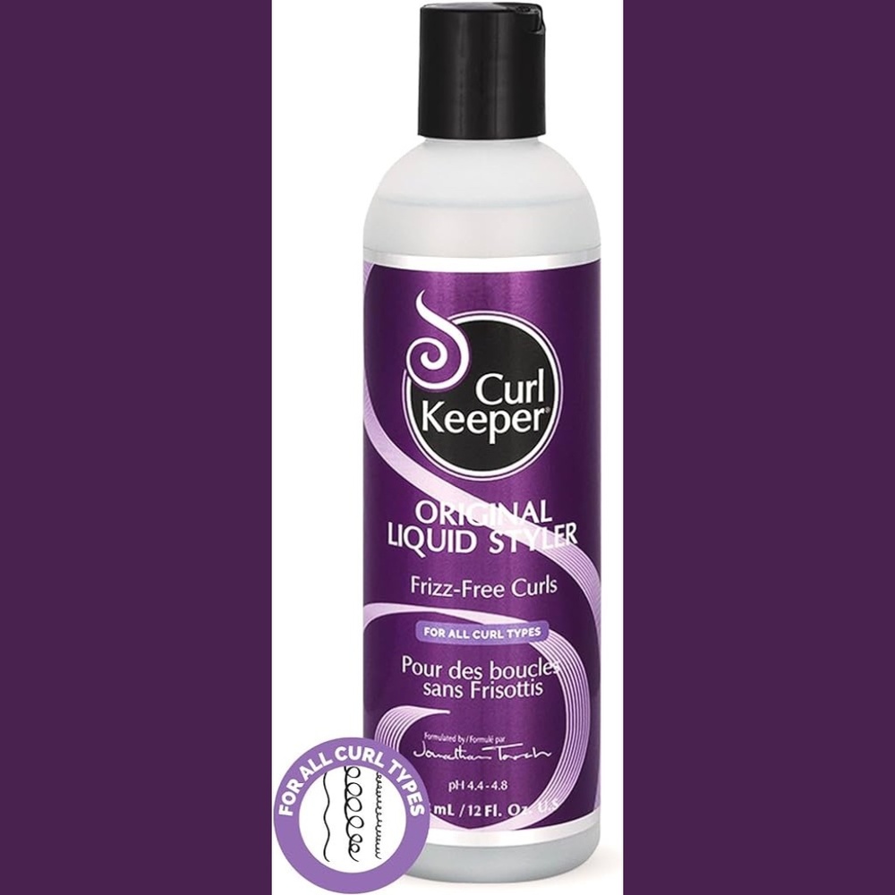 Curl Keeper Original Liquid Styler for Frizz-Free Curls - 12 fl oz